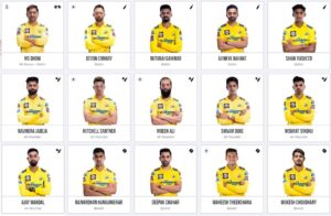 Chennai Super Kings Squad 2024